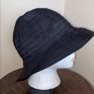 Black summer hat